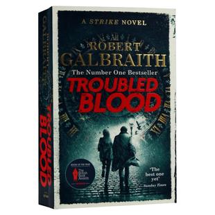 真血 英文原版 神探科莫兰Cormoran Strike Troubled Blood罗伯特加尔布雷思罗琳化名 犯罪推理侦探小说 影视原著 搭遗产游戏 狂暴