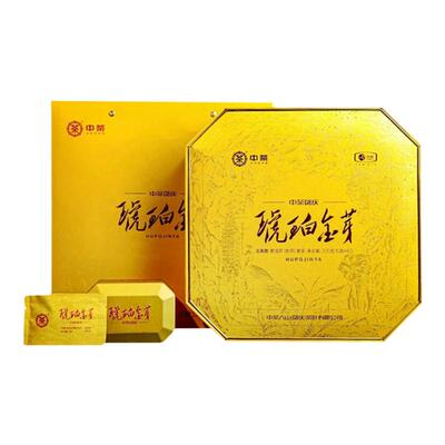 中茶琥珀金芽三年陈普洱熟茶