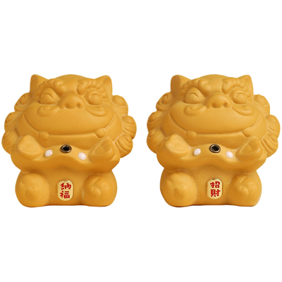 招财纳福｜紫禁对狮故宫文创礼物