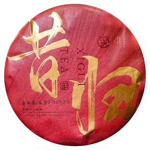 八角亭2023年昔归韵357g云南七子饼普洱生茶叶饼茶忙麓山古树茶叶
