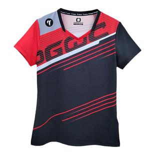 2026新品羽毛球服女夏季红色速干训练运动服短袖短裙套装比赛队服