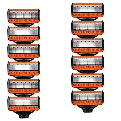 Apache/阿帕齐5层手动剃须刀片刀头 阿帕奇剃须刀5层刀片 星海蓝