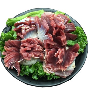 鸭胗花 鸭盹花 鸭菌 四川重庆火锅麻辣烫食材 新鲜鲜切火锅250克