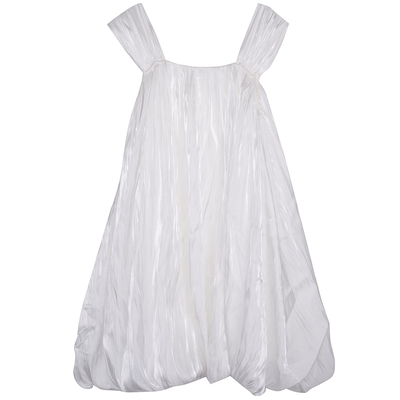 山本风A字裙涤纶纯色蓬蓬裙