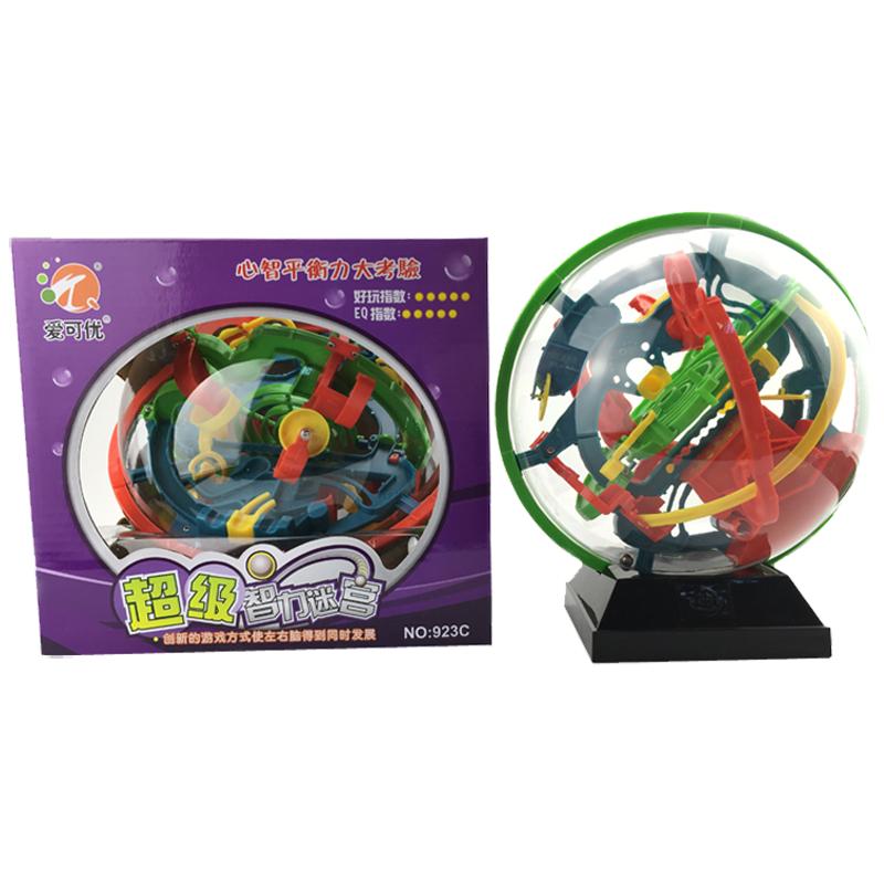3D立體迷宮球掌上平衡滾珠走珠游戲?qū)Ｗ⒘λ季S訓(xùn)練兒童益智玩具