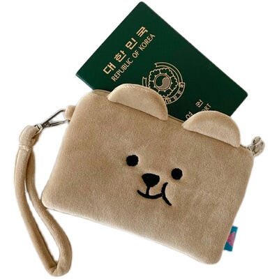 韩国进口正版护照包双层收纳包