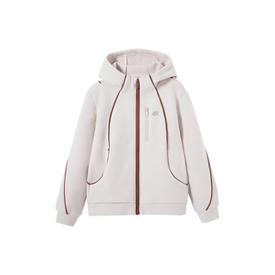 半度闲男童双面绒保暖运动外套秋冬装加厚儿童冬季防风连帽上衣潮