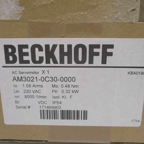 溢价-AM3021-0C30-0000  BECKHOFF倍福伺服电机议价 ！