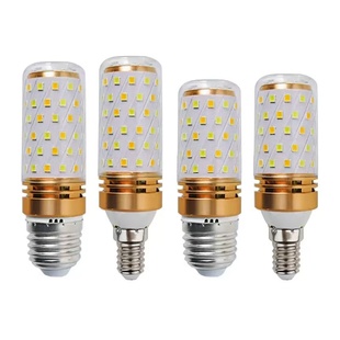 led灯泡客厅灯卧室灯玉米灯吊顶水晶灯家用节能led螺口暖光超亮