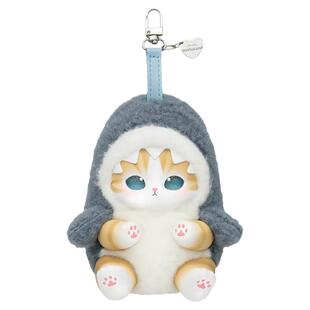 Mofusand鲨鱼猫盲盒百变动物搪胶毛绒挂件公仔玩偶猫咪包挂饰礼物