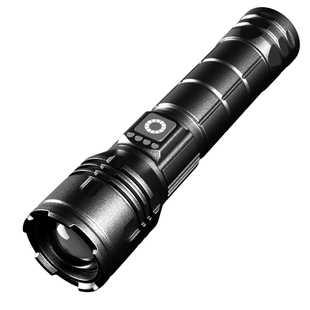 强光手电筒超亮远射可充电变焦户外便携家用多功能聚光耐用led灯