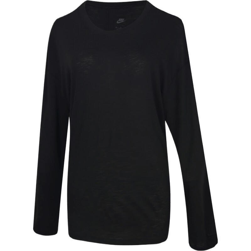 NIKE耐克女子SHEER SLUBERSEY LS T运动休闲长袖T恤IV4999-010
