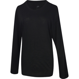 NIKE耐克女子SHEER SLUBERSEY LS T运动休闲长袖T恤IV4999-010