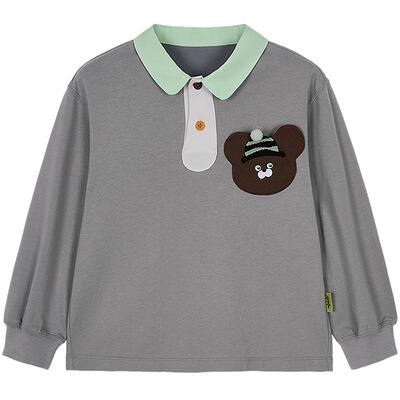 woobaby长袖T恤POLO衫