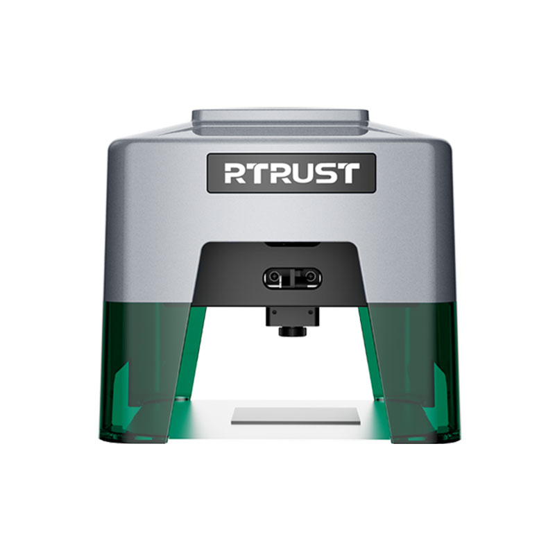 RTRUST小型激光雕刻機 便攜式手持臺式打標(biāo)機logo全自動刻字打碼