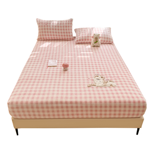 a类牛奶绒床笠单件珊瑚绒加绒1.35床罩儿童席梦思1.2m床垫套冬季