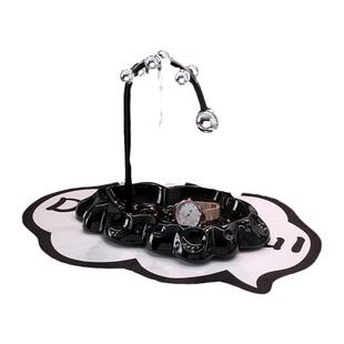 现代轻奢高档放钥匙收纳玄关摆件入户进门口鞋柜装饰品置物架挂架