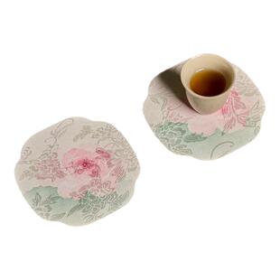 爱奇葩iqipa 中式高级茶杯垫茶托隔热垫防水茶垫茶桌布艺茶垫布