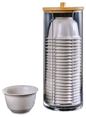 陶立方稻壳时尚简约小茶杯