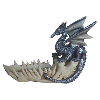 独立站新款巴佛灭巴风特龙雕塑摆件 骷髅獠牙树脂工艺品 baphomet