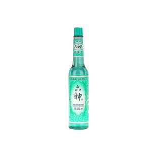 临期六神花露水经典老式玻璃瓶装195ml冰芬香型清凉爽身舒缓止痒