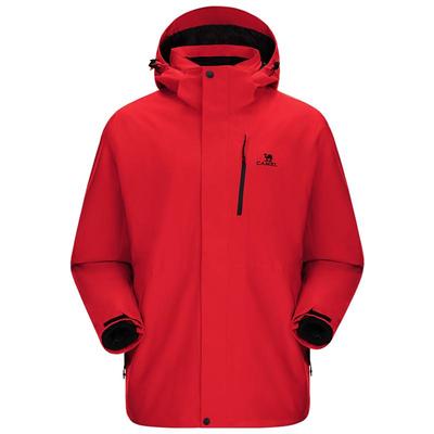 【香菇超级年货节】骆驼3514系列红色冲锋衣男女三合一外套