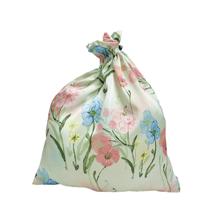 丝滑收纳袋内衣化妆包旅行整理袋薄款洗漱包礼品袋布袋抽绳束口袋