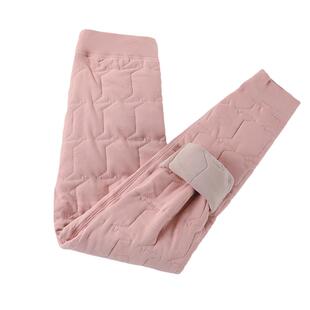 浪莎东北抗寒雪乡装备女童保暖裤子冬季加绒加厚内穿儿童蚕丝棉裤