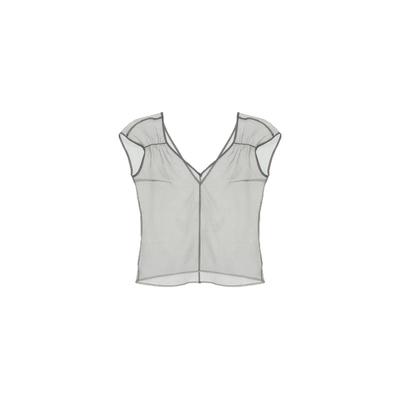 THE MEANING OF 设计师品牌 25春夏 褶皱V领上衣 SOLSOL买手店