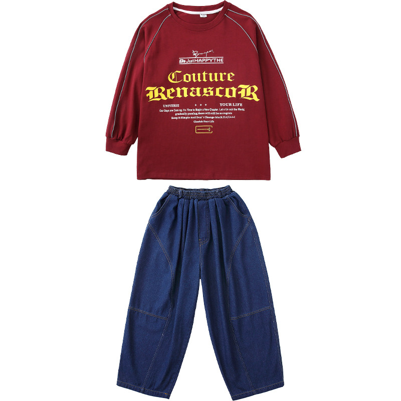 儿童街舞潮服套装嘻哈hiphop班服