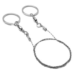 钢丝锯加长线锯手拉锯绳锯户外野外求生装备链条锯单指割水草锯子