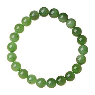 和田玉碧玉手串亲宝水晶天然苹果绿碧玉手链女款玉石饰品送女友