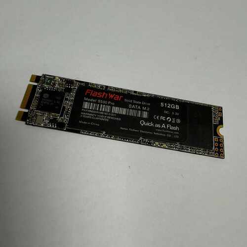 出一个FlashWar S500 Pro 512GB固态硬盘