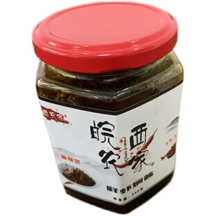 皖西农家鲜虾焖酱下饭酱安徽特产调味品佐料拌饭拌面酱香辣虾酱