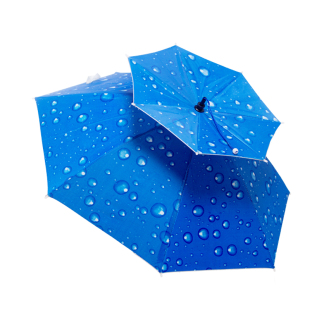 伞帽头戴伞大号防晒折叠钓鱼伞帽子头戴式户外垂钓遮阳头顶雨伞帽