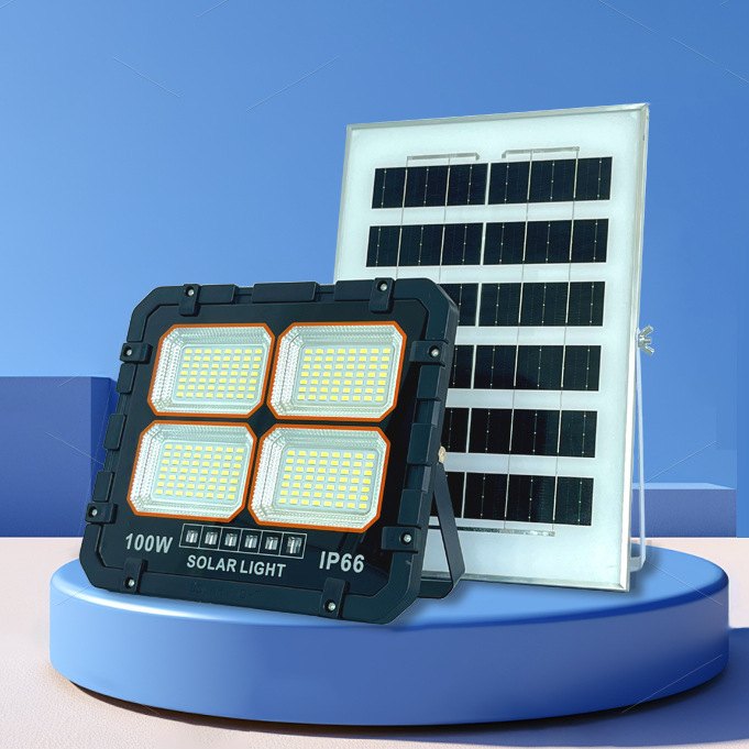 太阳能户外灯庭院灯LED照明灯室外大功率家用亮投光灯超路灯光控