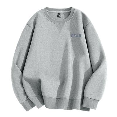 班尼路S&K灰色卫衣男2025新款秋