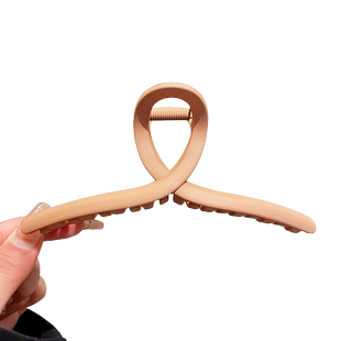 大号抓夹夏天15cm鲨鱼夹发量多磨砂发夹女2025新款后脑勺夹子头饰