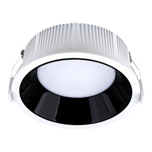 4寸嵌入式led窄边防眩筒灯商场店铺天花灯12W15W开孔12公分120mm