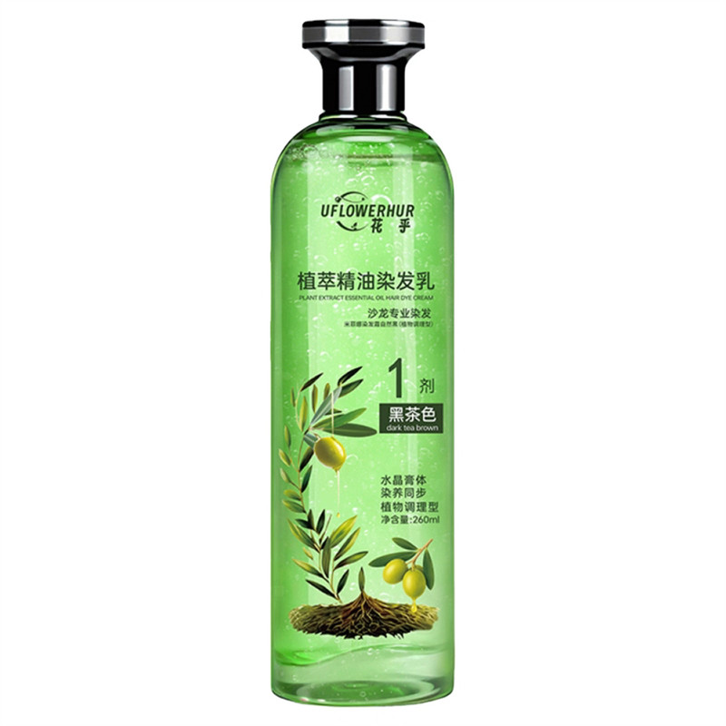 花乎植萃精油芦荟水晶染发乳
