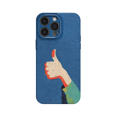 真棒~创意油画大拇指ins适用苹果17promax手机壳新iphone16华为pura80小米15opporeno14荣耀400iqoo13红米k80