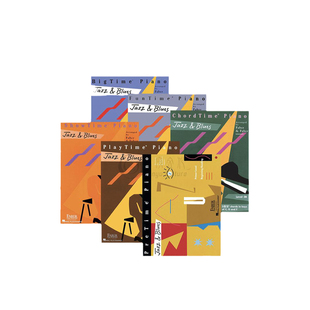 菲伯尔 爵士和布鲁斯 入门级至4级 儿童钢琴探险系列 全套共一至六卷 海伦德原版乐谱书 Jazz and Blues Piano Faber