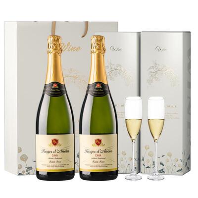 传统香槟法西班牙卡瓦起泡酒