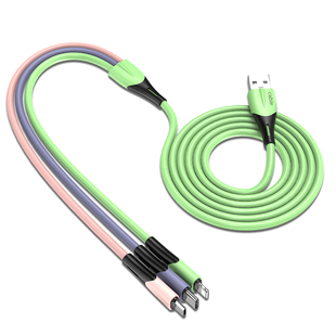 位度数据线三合一充电线器多用快充一拖三多功能车载手机适用苹果华为5冲安卓二合一typec三头一拖二万能通用