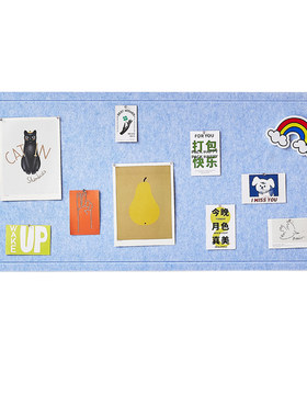 毛毡板展示板软木板照片墙幼儿园教室公告栏留言板背景墙贴板装饰