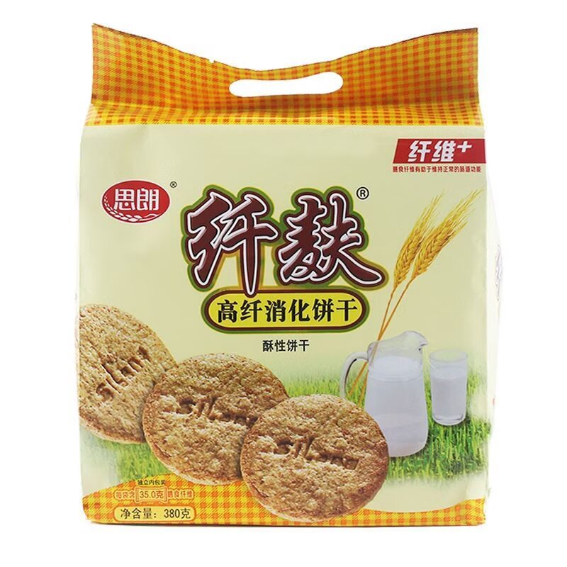 思朗纤麸高纤消化饼干380g