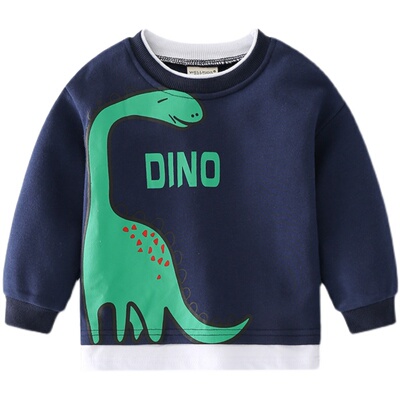 宝宝新款中小童卡通风秋装卫衣