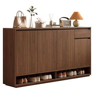 实木鞋柜家用门口收纳一体靠墙入户室内2026爆款走廊楼道玄关鞋架