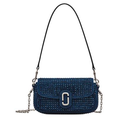 【新年特惠】MARC JACOBS/ 莫杰 CLOVER 小号丹宁牛仔单肩包