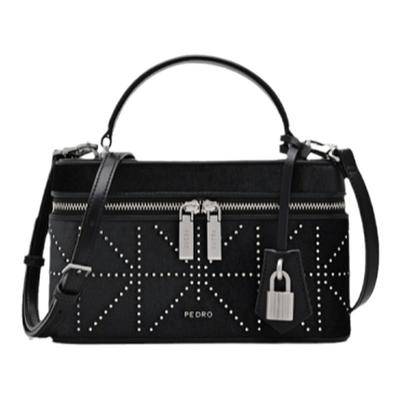 PEDRO幻梦系列盒子包拉链女包单肩包斜挎小方包PW2-75940006-2